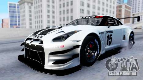 Nissan GT-R (R35) GT3 2012 PJ2 para GTA San Andreas