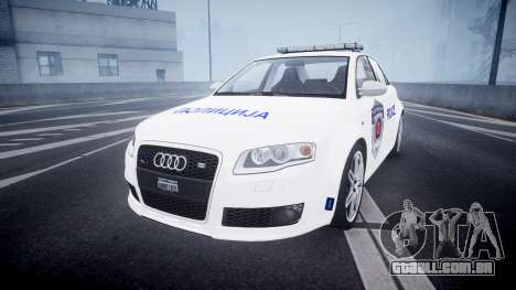 Audi RS4 Serbian Police [ELS] para GTA 4