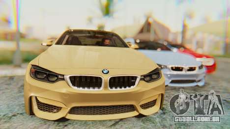 BMW M4 2015 IVF para GTA San Andreas