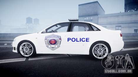 Audi RS4 Serbian Police [ELS] para GTA 4