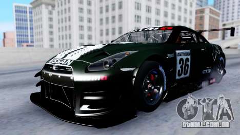 Nissan GT-R (R35) GT3 2012 PJ2 para GTA San Andreas