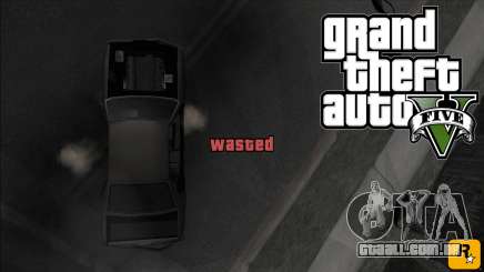 GTA V Wasted and Busted Sound [CLEO] para GTA San Andreas