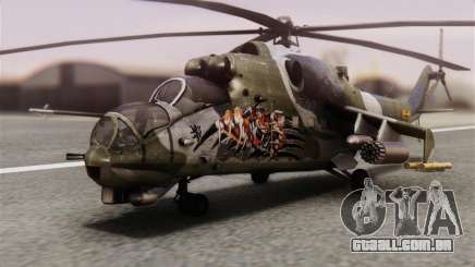 Mil Mi-24V Czech Air Force Tigermeet para GTA San Andreas