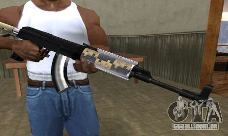 Cool Black AK-47 para GTA San Andreas
