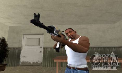 Cool Black AK-47 para GTA San Andreas