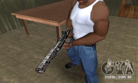 Black Flowers Shotgun para GTA San Andreas