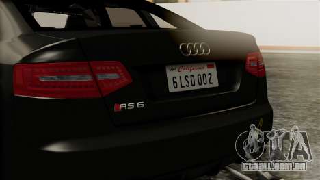 Audi RS6 Civil Drag Version para GTA San Andreas