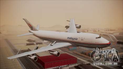 Boeing 747-200 Malaysia Airlines para GTA San Andreas