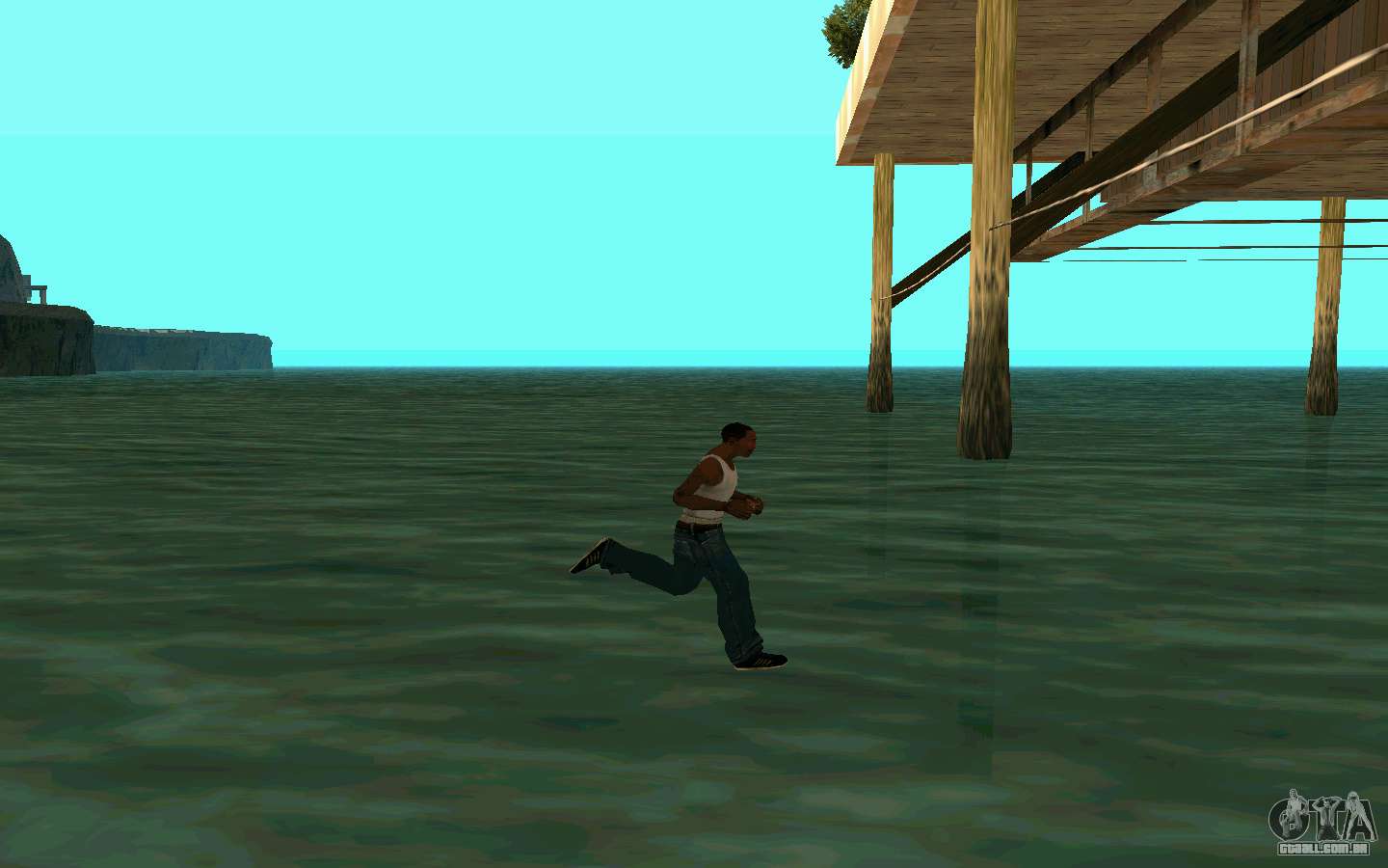 Andando sobre as águas para GTA San Andreas