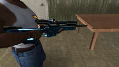 Sniper Blue Snow para GTA San Andreas
