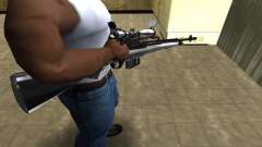 Silver Sniper Rifle para GTA San Andreas