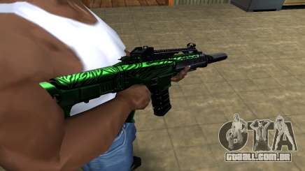 Full Green M4 para GTA San Andreas