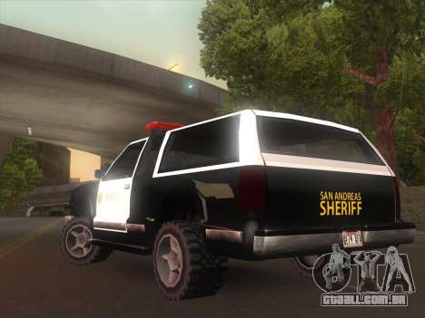 Yosemite Police 2015 para GTA San Andreas