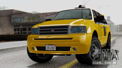 Vapid Landstalker Taxi SR 4 Style Flatshadow para GTA San Andreas
