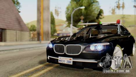 BMW 750Li 2012 para GTA San Andreas