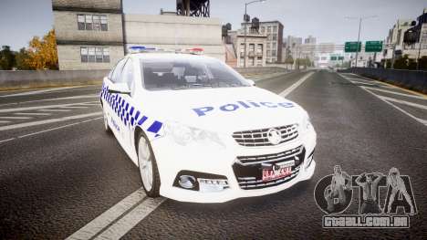 Holden VF Commodore SS NSW Police [ELS] para GTA 4
