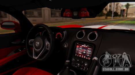 Dodge Viper SRT GTS 2013 IVF (MQ PJ) LQ Dirt para GTA San Andreas