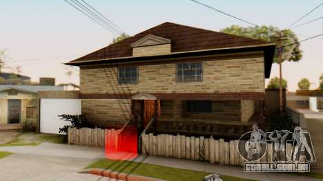 New House for CJ para GTA San Andreas
