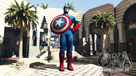 Estátua Do Capitão América para GTA 5