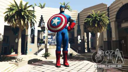 Estátua Do Capitão América para GTA 5