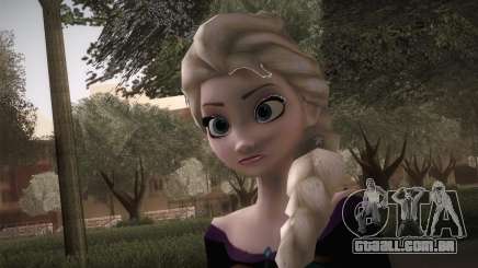 Elsa Frozen HQ Dress para GTA San Andreas