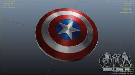 Escudo Do Capitão América para GTA 5