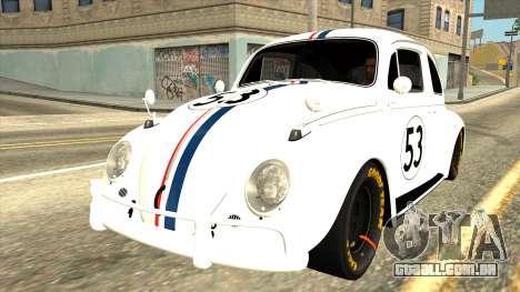 Volkswagen Beetle Herbie Fully Loaded para GTA San Andreas