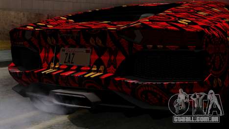Lamborghini Aventador LP-700 Batik para GTA San Andreas