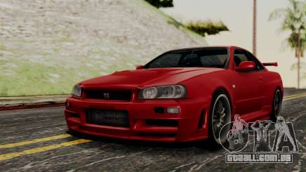 Nissan Skyline GT-R R34 2012 para GTA San Andreas