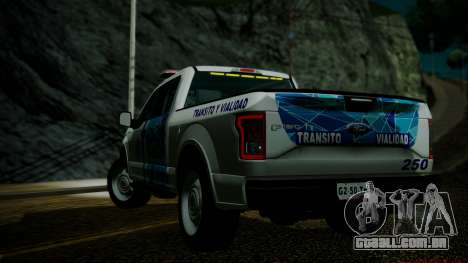 Ford F-150 2015 Transito Vial para GTA San Andreas