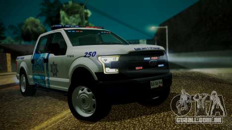 Ford F-150 2015 Transito Vial para GTA San Andreas