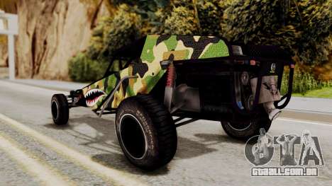 Buggy Camo Shark Mouth para GTA San Andreas