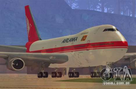 Boeing 747-200 Air Lanka para GTA San Andreas