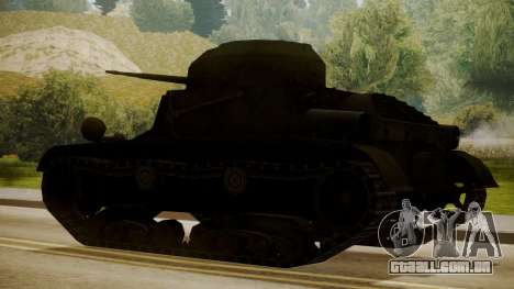 T2 Light Tank para GTA San Andreas