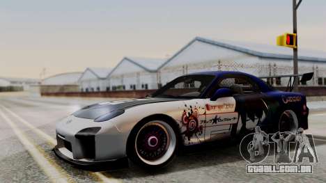 Mazda RX-7 Black Rock Shooter Itasha para GTA San Andreas