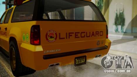 GTA 5 Declasse Granger Lifeguard IVF para GTA San Andreas