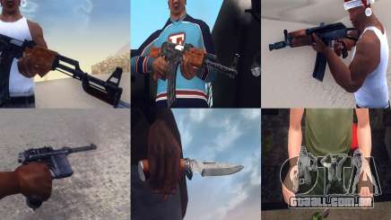 Realistic Weapons Pack para GTA San Andreas