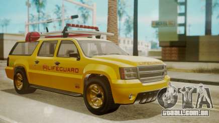 GTA 5 Declasse Granger Lifeguard para GTA San Andreas