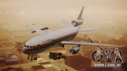 DC-10-10 United Airlines (80s Livery) para GTA San Andreas
