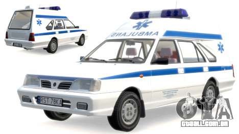 Daewoo-FSO Polonez Carga de Ambulância de 1999 para GTA 4
