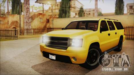 GTA 5 Declasse Granger IVF para GTA San Andreas