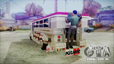 Hataw Motor Works Jeepney para GTA San Andreas