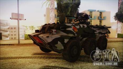 Norinco Type 92 from Mercenaries 2 para GTA San Andreas