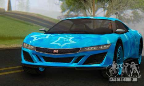 Dinka Jester (GTA V) Blue Star Edition para GTA San Andreas