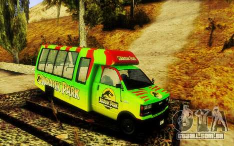 Jurassic Park Tour Bus para GTA San Andreas