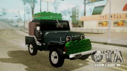 Jeep Willys Cafetero para GTA San Andreas