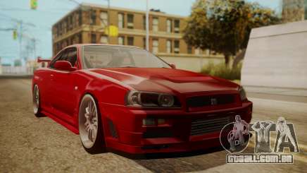 Nissan Skyline R34 FnF 4 v1.1 para GTA San Andreas