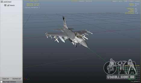 F-16C Fighting Falcon para GTA 5