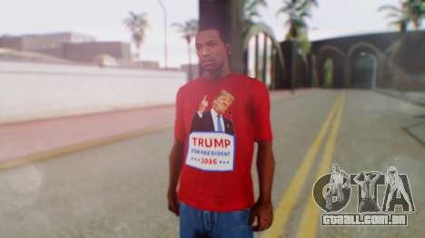 Trump for President T-Shirt para GTA San Andreas