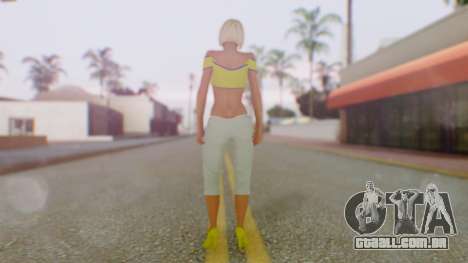 Carpgirl Dressed para GTA San Andreas